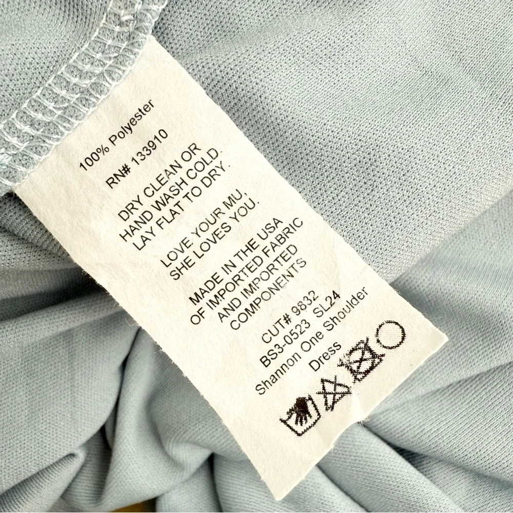 Show Me Your Mumu One-Shoulder Maxi Dress in Light Blue - Picture 10 of 10